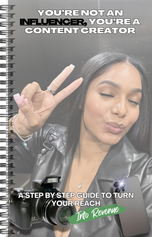 You’re Not An Influencer, You’re A Content Creator Ebook